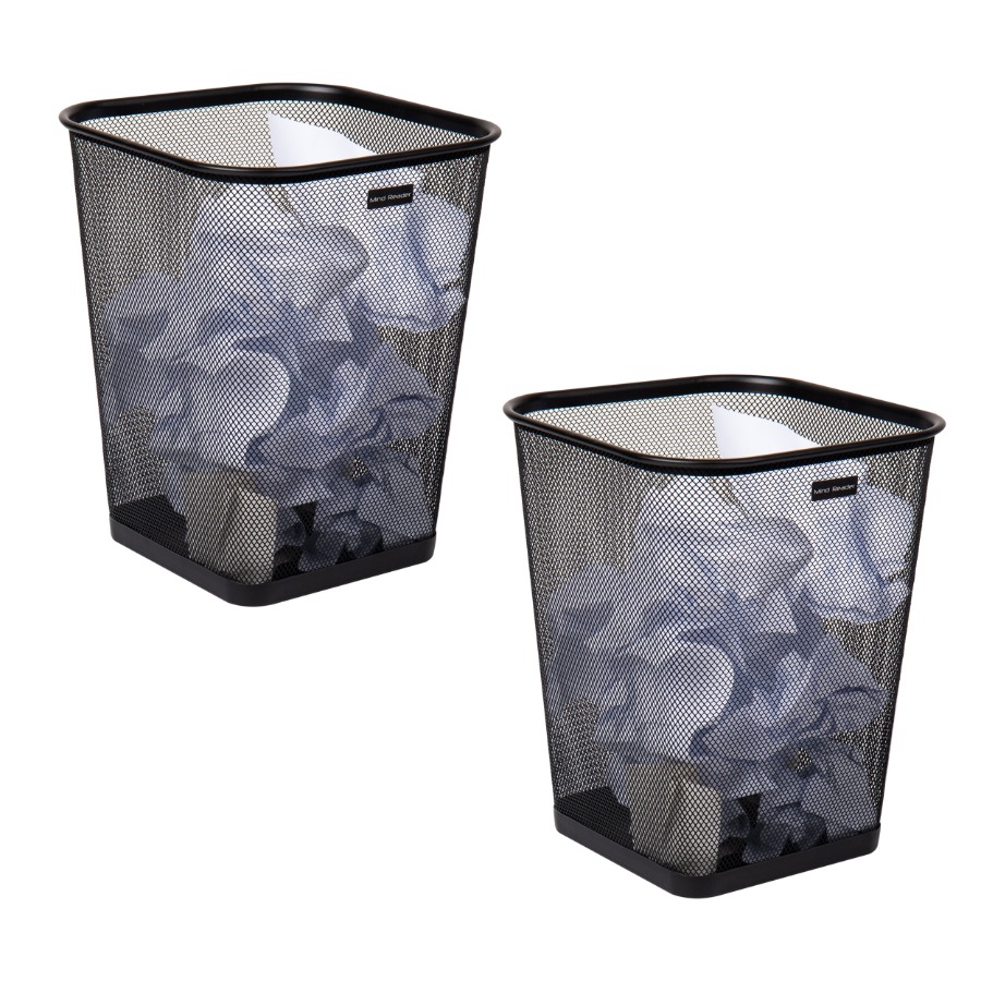 Paper Basket Mesh - Mesh Trash Can Waste Paper Basket