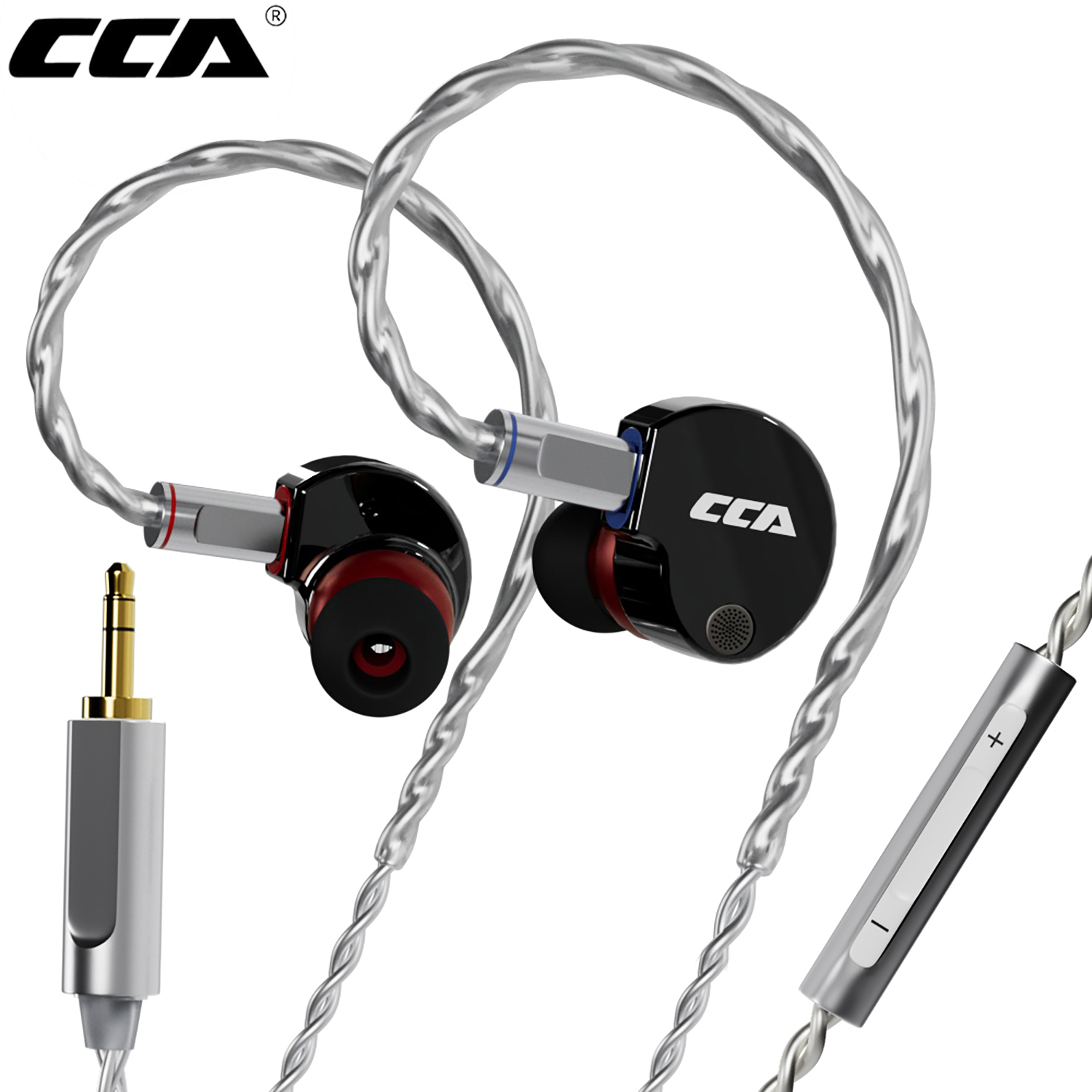 Telephone Headset Office - CCA Phoenix HiFi Earphones Dynamic Drive
