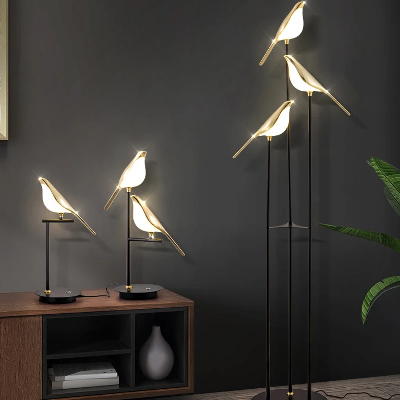 Magpie Bird Table Light Standi – обзор и цена Floor Lamp Arched