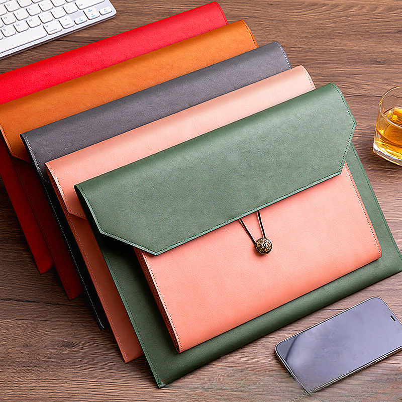 Leather File Bag A4 Paper File – обзор и цена Binder Storage Box