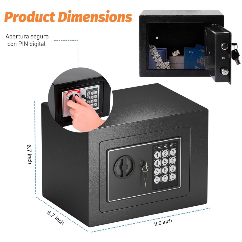 Digital Electronic Safe Box wi – обзор и цена Binder Storage Box