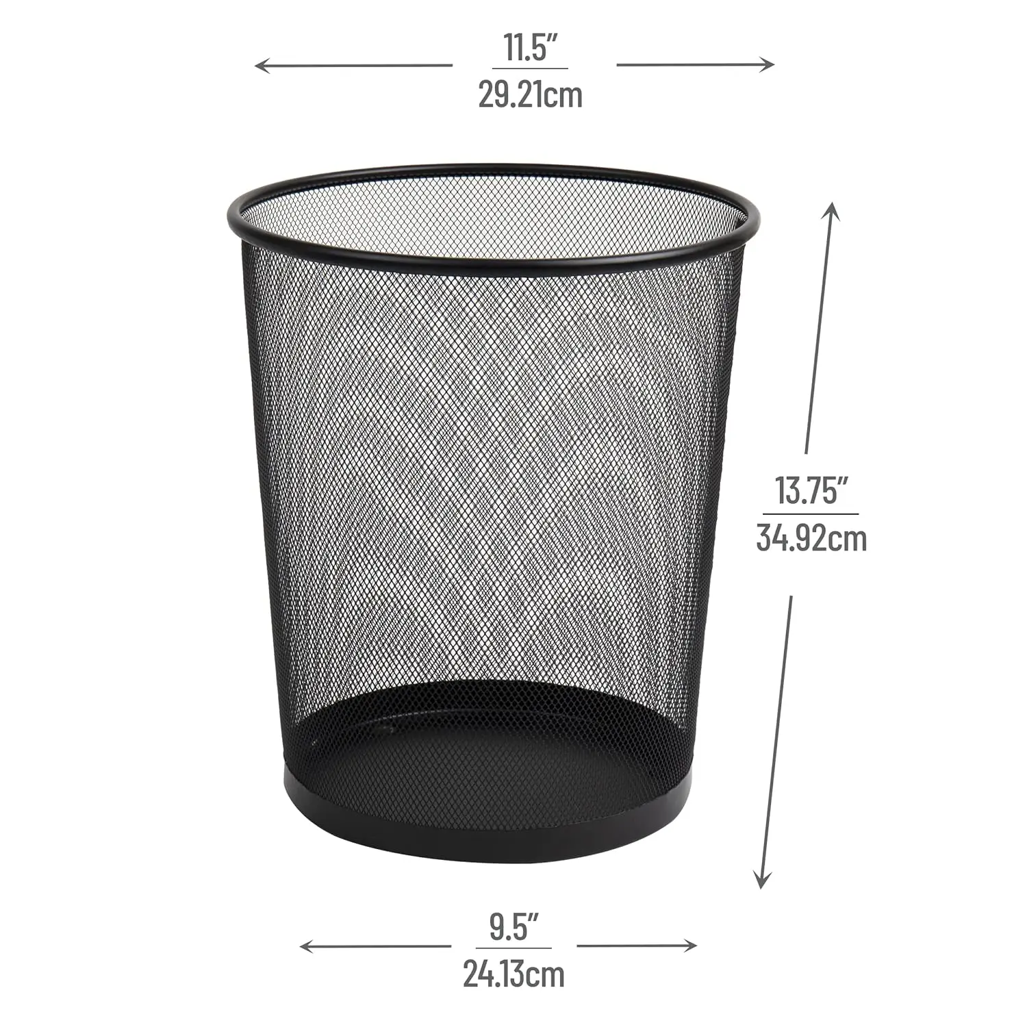 Set of 3 Mesh Trash Cans, 4.4  – обзор и цена Paper Basket Mesh