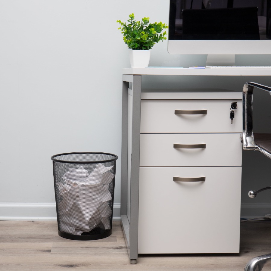 Mesh Trash Can Set of 3 Metal  – обзор и цена Paper Basket Mesh