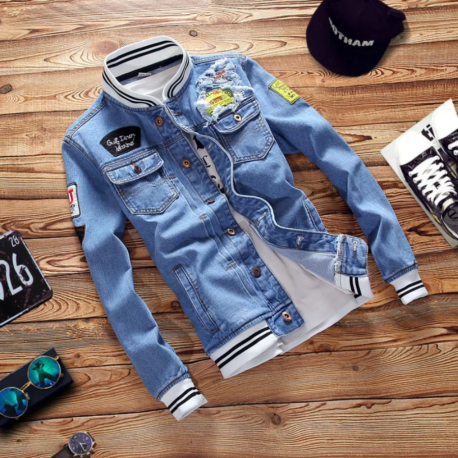 New 2026 Men's Denim Jackets F – обзор и цена Coat Rack Standing