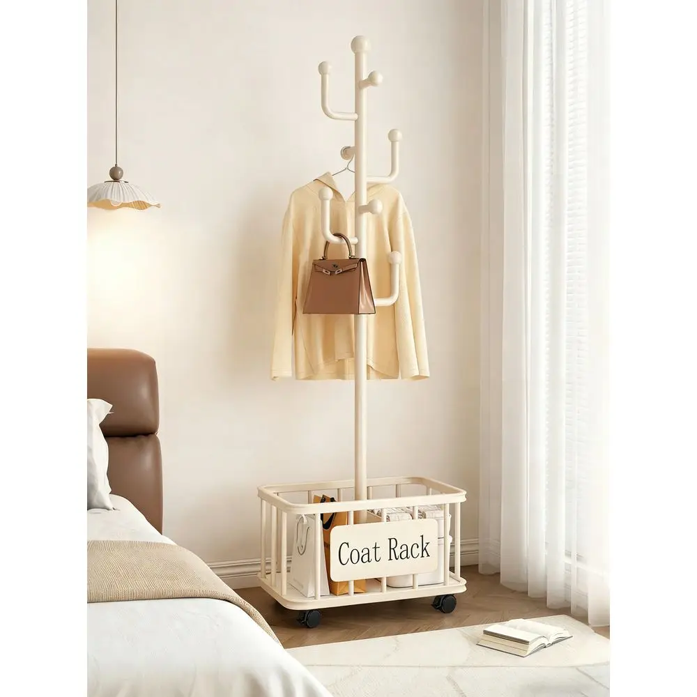 White Coat Rack With Storage B – обзор и цена Coat Rack Standing
