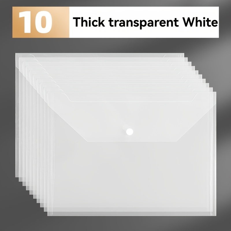 5/10 Pcs/set A4 Transparent Fi – обзор и цена Binder Storage Box