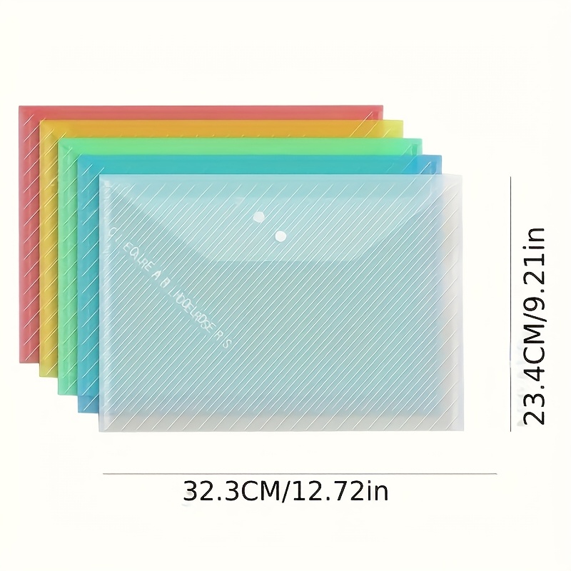 5/10 Pcs/set A4 Transparent Fi – обзор и цена Binder Storage Box