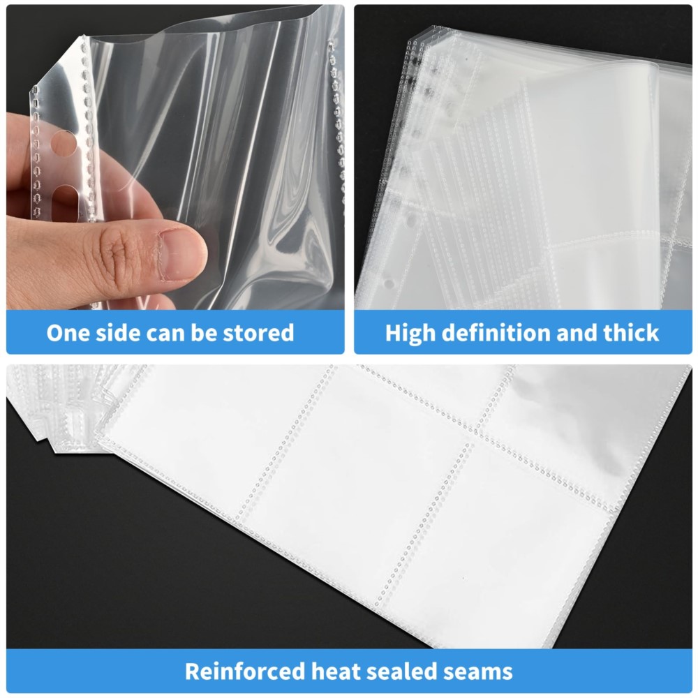 50 Sheets 9 Pocket Single Side – обзор и цена Binder Storage Box