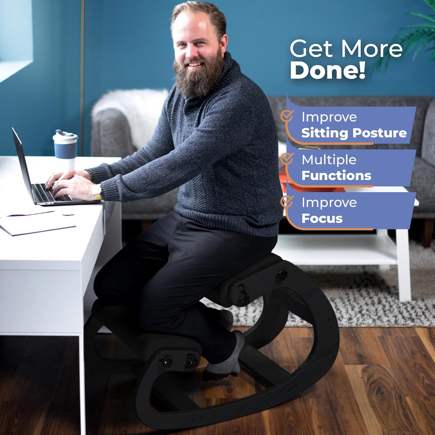 Ergonomic Wooden Kneeling Chai – обзор и цена Office Furniture And Desks