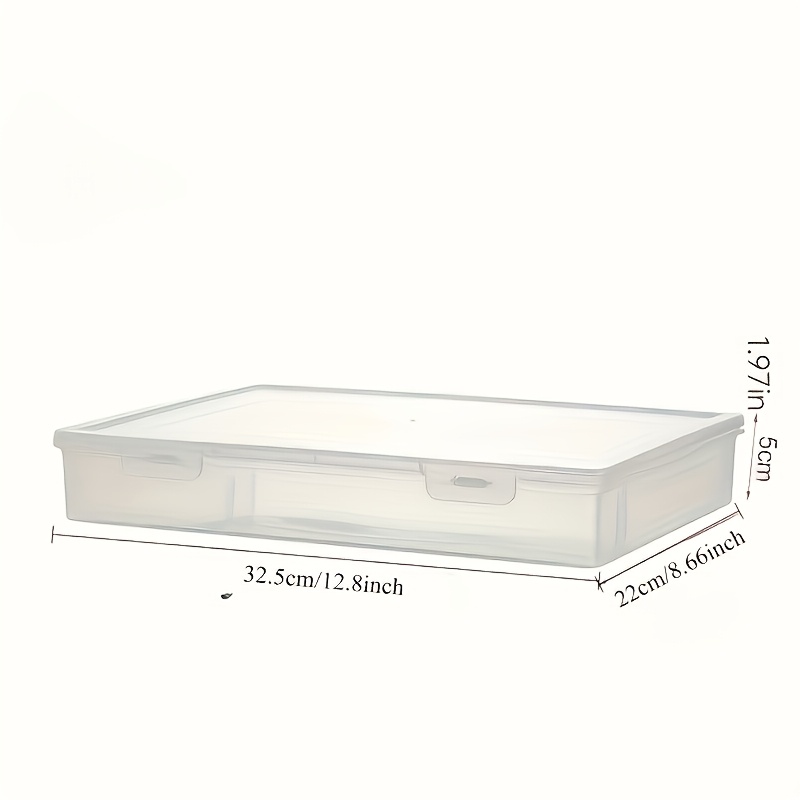 1pc A4 Large Transparent Flip  – обзор и цена Binder Storage Box