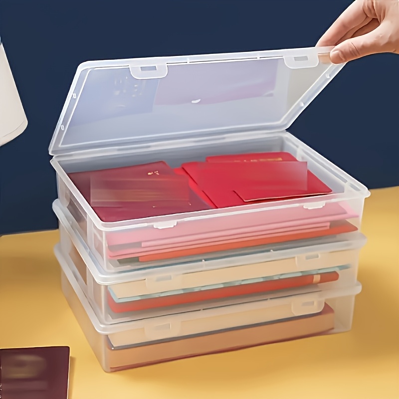 1pc A4 Large Transparent Flip  – обзор и цена Binder Storage Box