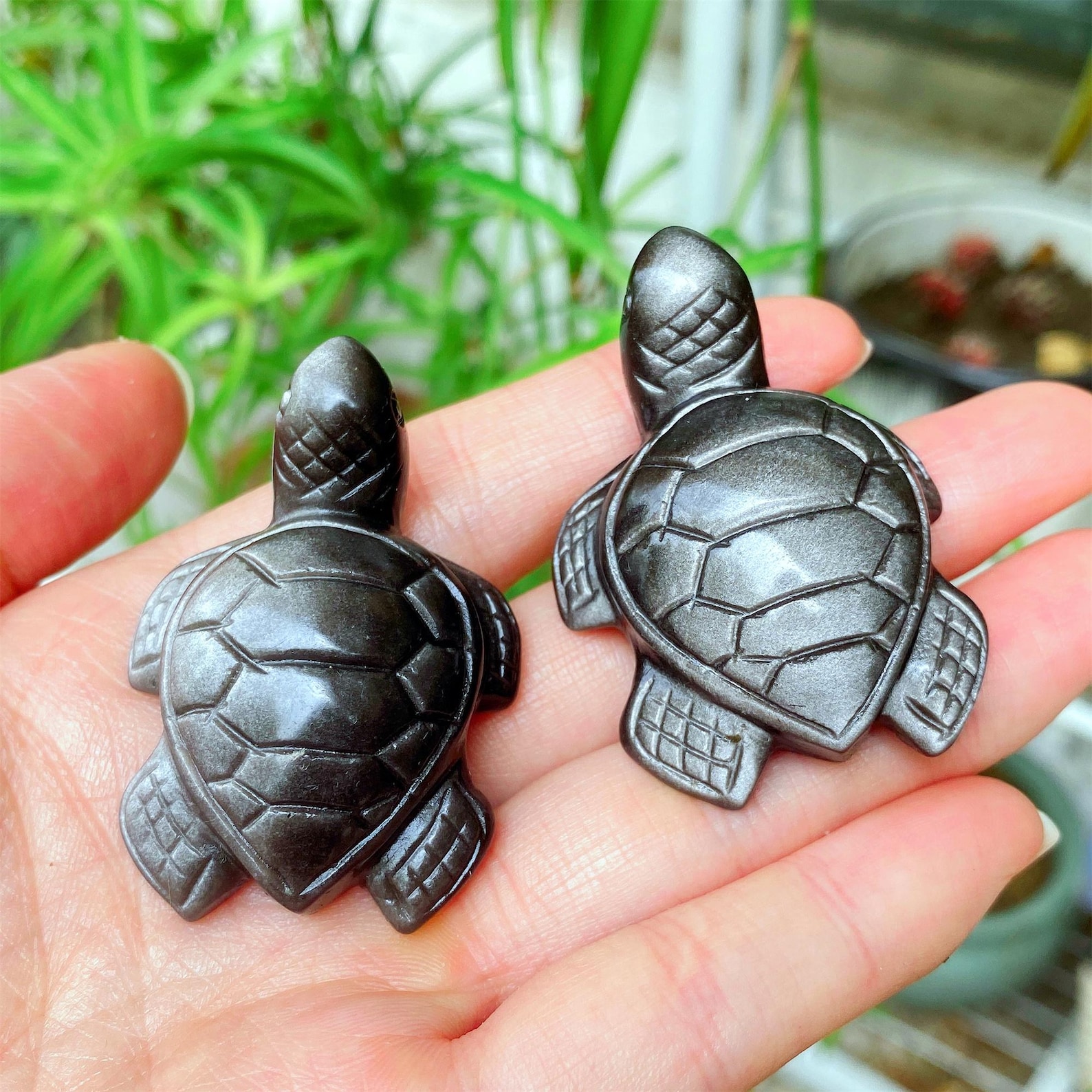 1pc Carved Silver Obsidian Sea – обзор и цена Office Furniture Equipment