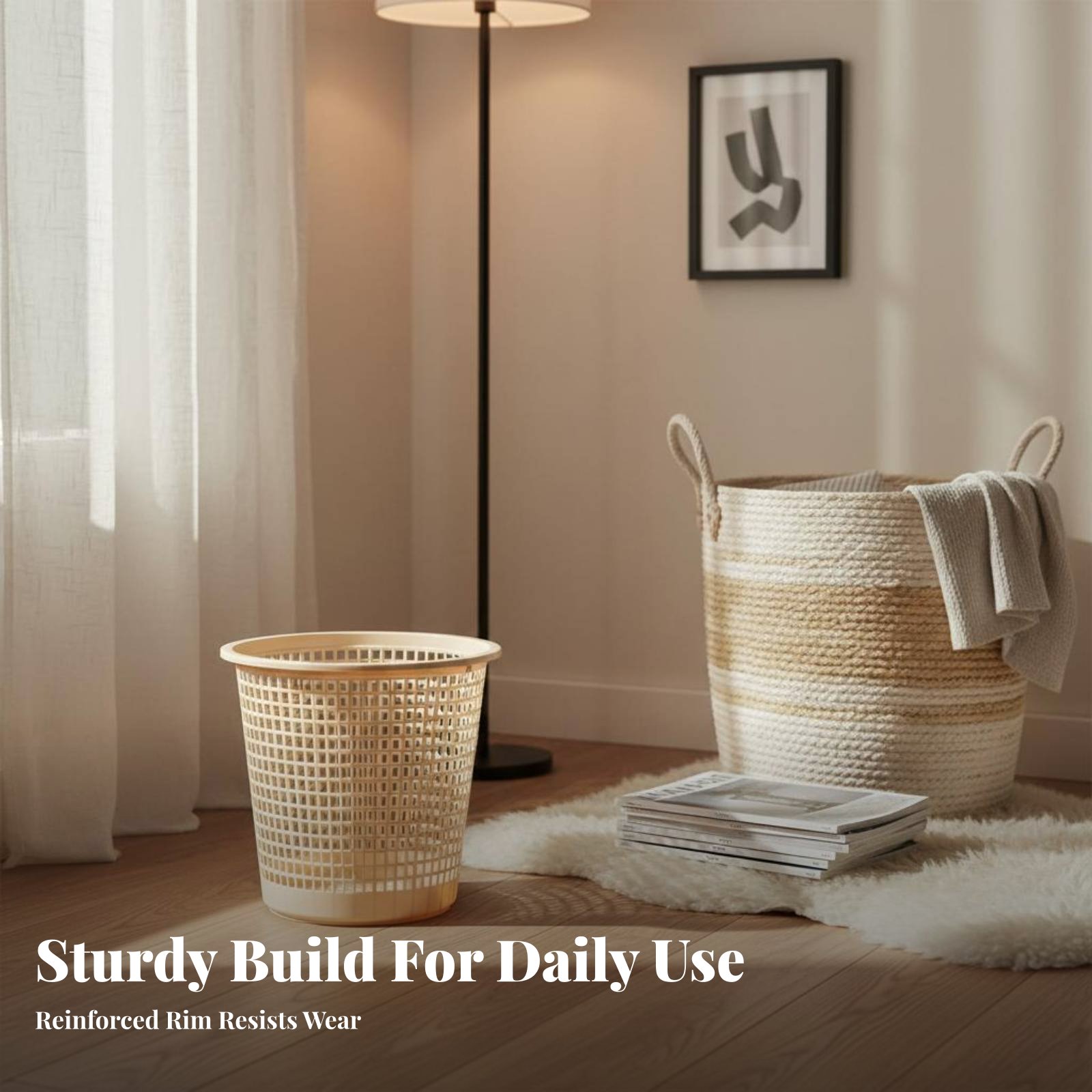 Hollow-Vented Wastebasket Unco – обзор и цена Paper Basket Mesh