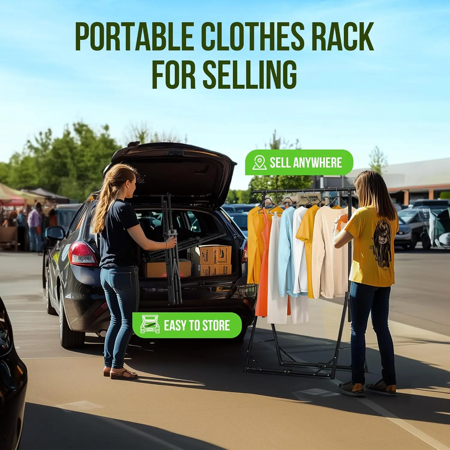 Collapsible Garment Rack Porta – обзор и цена Coat Rack Standing