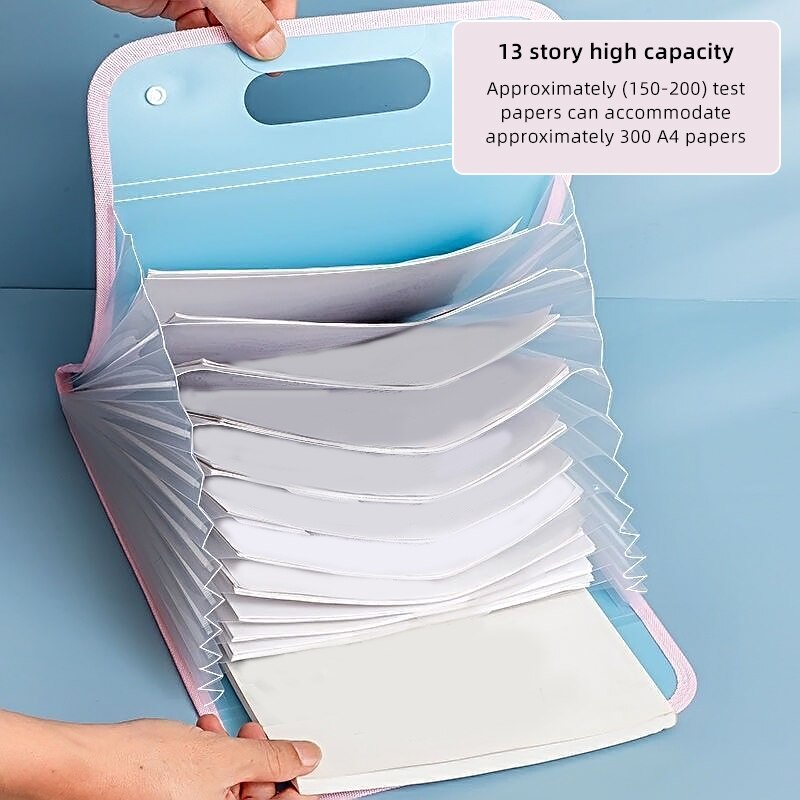 13 Pocket File Folders Portabl – обзор и цена Binder Storage Box