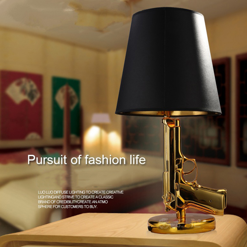 Gold Plated Pistol Table Desk  – обзор и цена Floor Lamp Arched