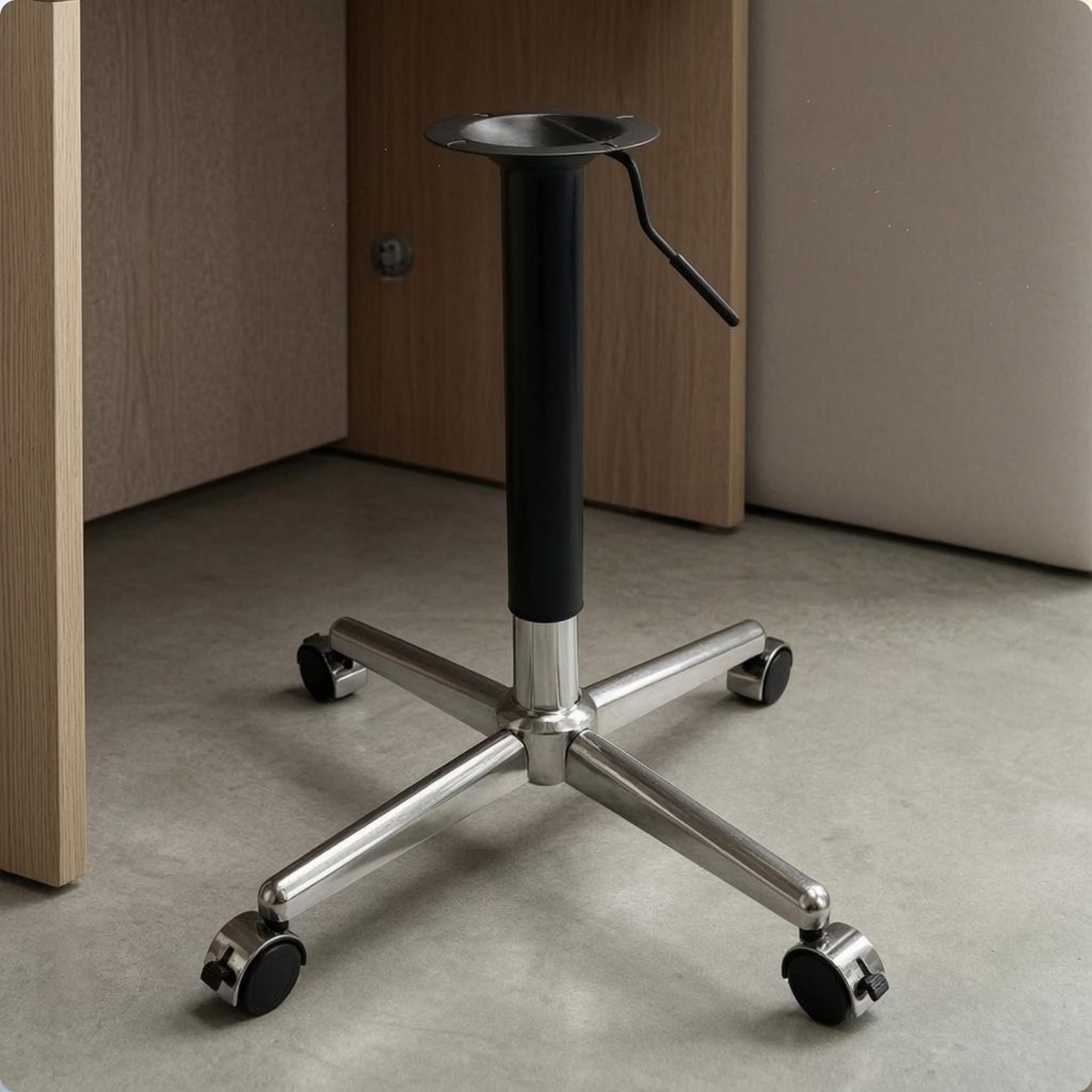 Mobile Desk Base Metal Caster  – обзор и цена Office Furniture And Desks