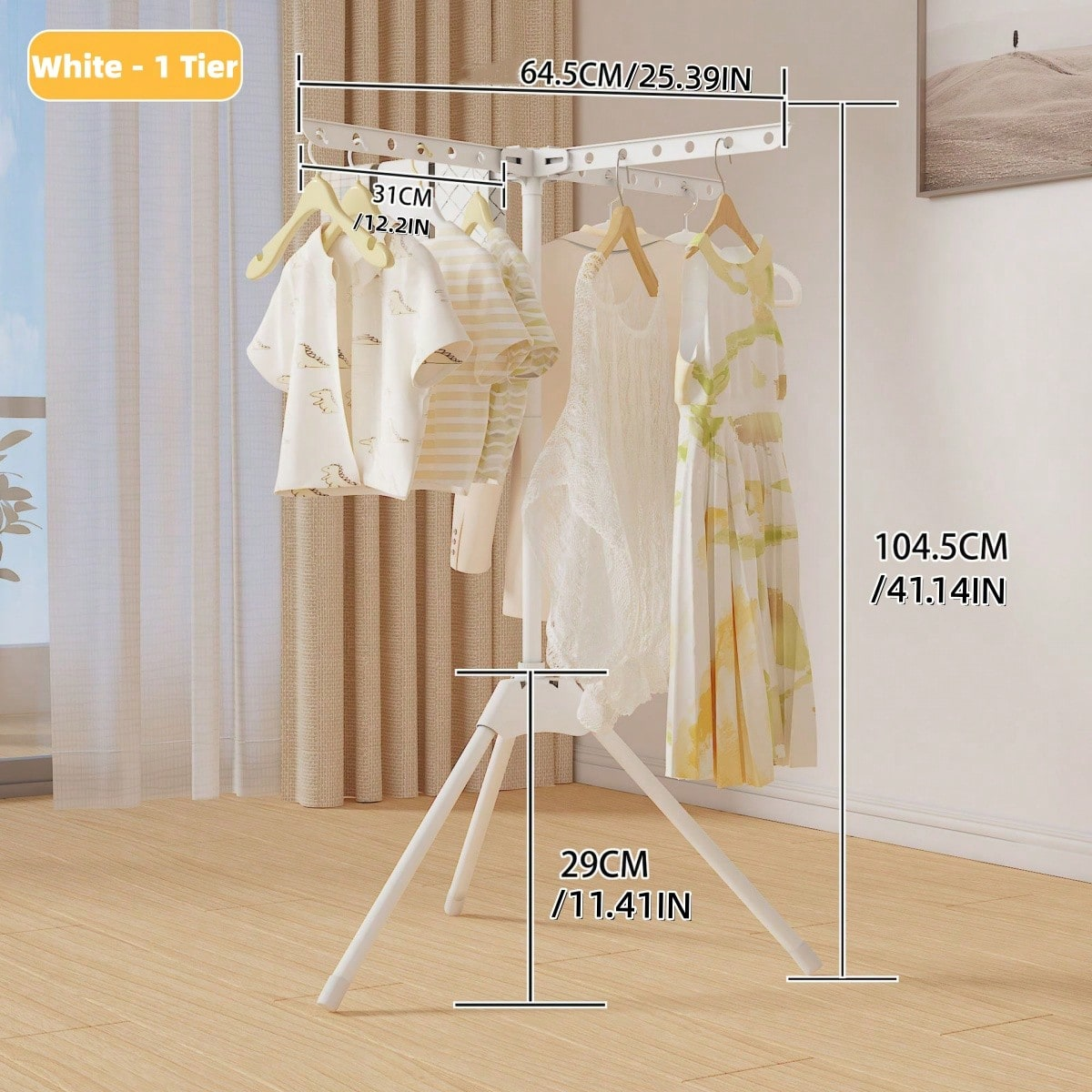 Floor-standing clothes drying  – обзор и цена Coat Rack Standing