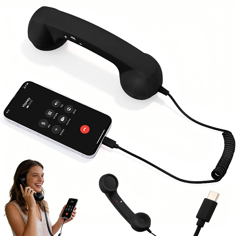 2026 New Retro Style Type-C Ph – обзор и цена Telephone Headset Office