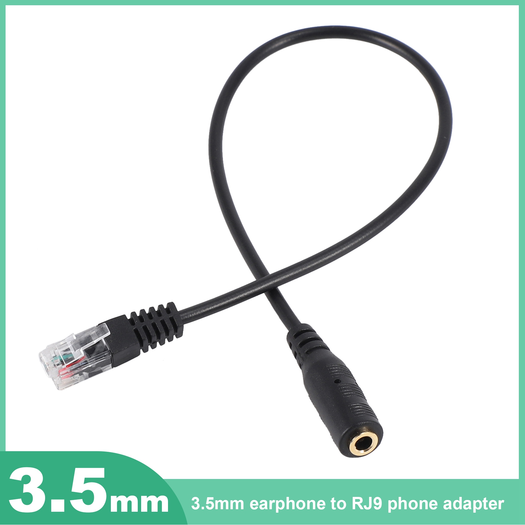 3.5mm Plug Jack to RJ9 for iPh – обзор и цена Telephone Headset Office
