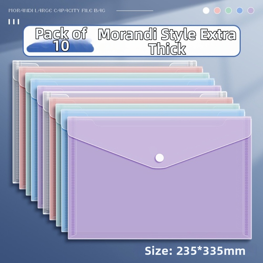 10 Pcs Clear A4 File Folders P – обзор и цена Binder Storage Box