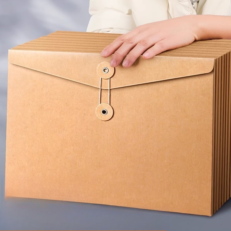 10pcs Kraft Paper A4 File Enve – обзор и цена Binder Storage Box