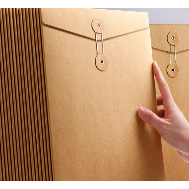 10pcs Kraft Paper A4 File Enve – обзор и цена Binder Storage Box