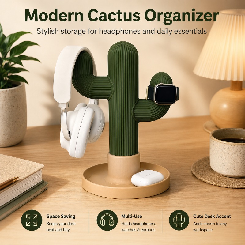 Minimalist Cactus Headset Stan – обзор и цена Telephone Headset Office