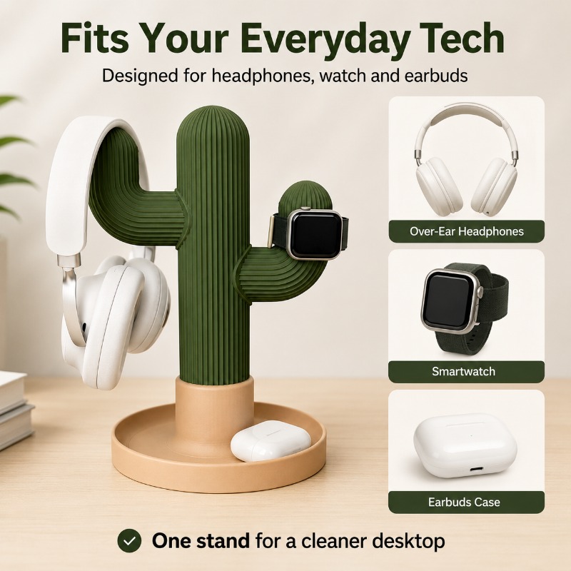 Minimalist Cactus Headset Stan – обзор и цена Telephone Headset Office